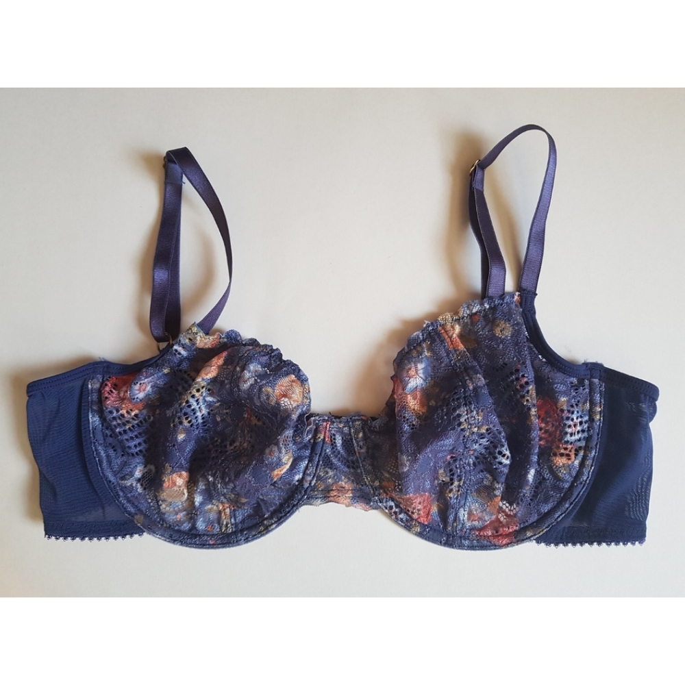Vogue Dessous Sheer Lace Unlined Bra